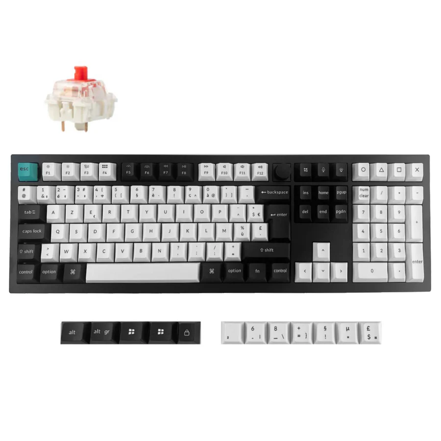 Keychron Q6 Max QMK/VIA Wireless Benutzerdefinierte Mechanische Tastatur ISO Layout Kollektion