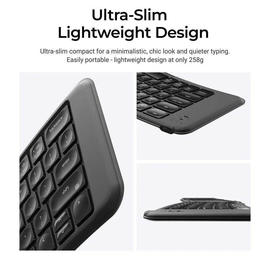 Keychron B11 Pro Ultra-Slim Wireless Foldable Keyboard(ANSI US Layout)
