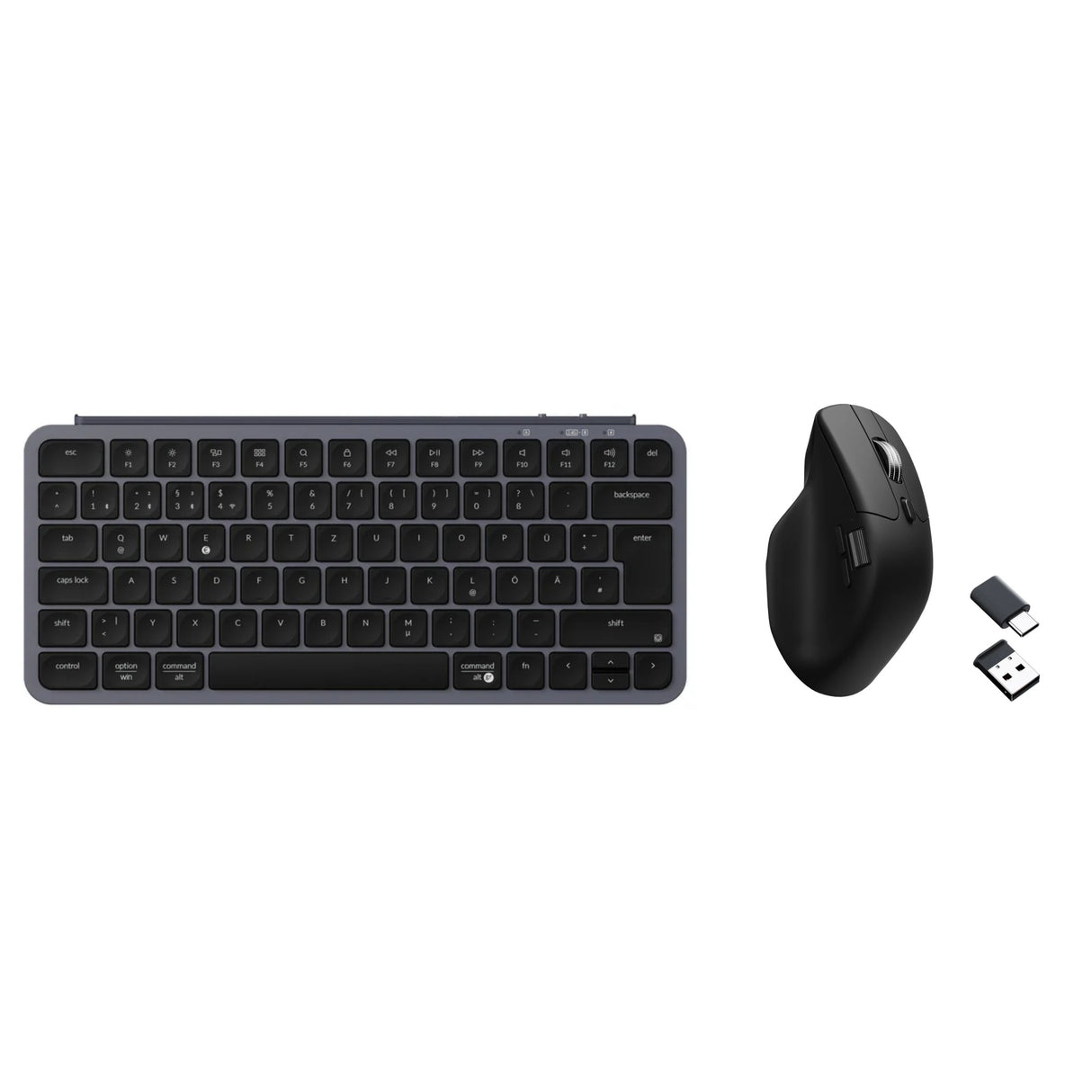 Keychron B Pro Series ISO-DE Layout Keyboard and M6 Mouse Wireless Combo
