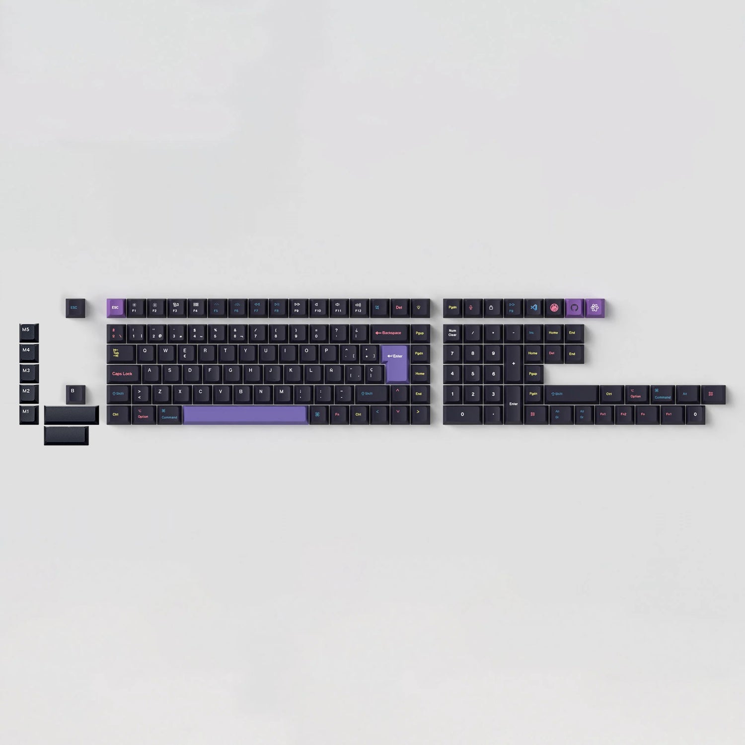 ISO Cherry Profile Dye-Sub PBT Full Set Keycap Set - Developer