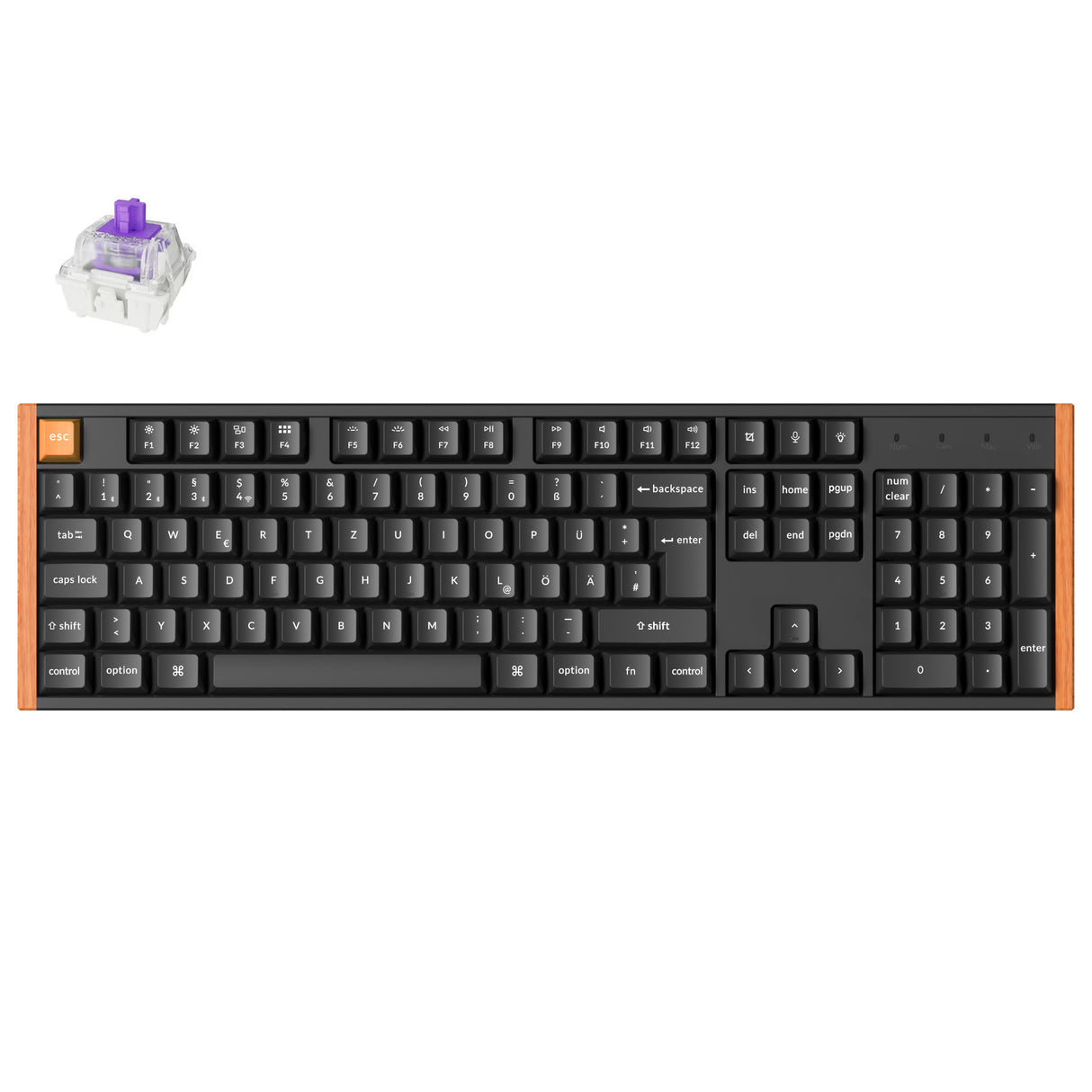 Keychron K10 HE Wireless Magnetischer Schalter Benutzerdefinierte Tastatur ISO Layout Kollektion