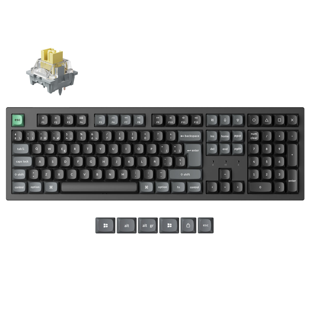 Keychron K10 Ultra 8K Wireless Custom Mechanical Keyboard (ISO Layout)