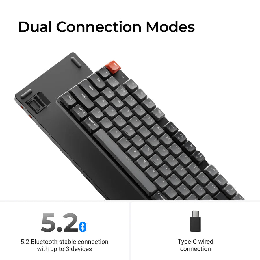 Keychron K1 QMK Wireless Mechanical Keyboard (Version 6) (US ANSI Layout)