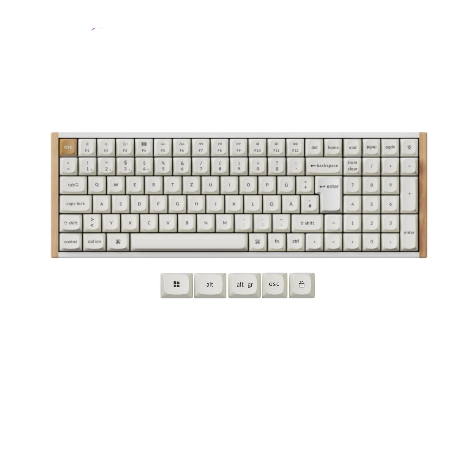 Keychron K4 HE Kabellose Magnetische Schalter Benutzerdefinierte Tastatur ISO Layout Kollektion