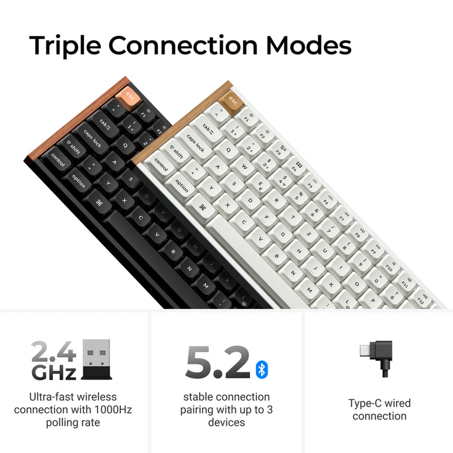 Keychron K3 HE Wireless Magnetic Switch Custom ISO Keyboard