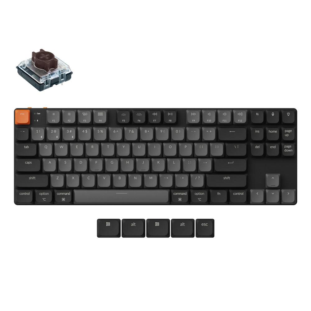 Keychron K1 QMK Wireless Mechanische Tastatur (Version 6) (US ANSI Layout)