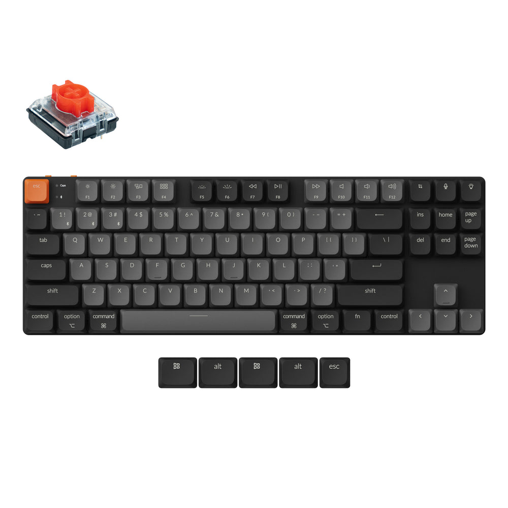 Keychron K1 QMK Wireless Mechanische Tastatur (Version 6) (US ANSI Layout)