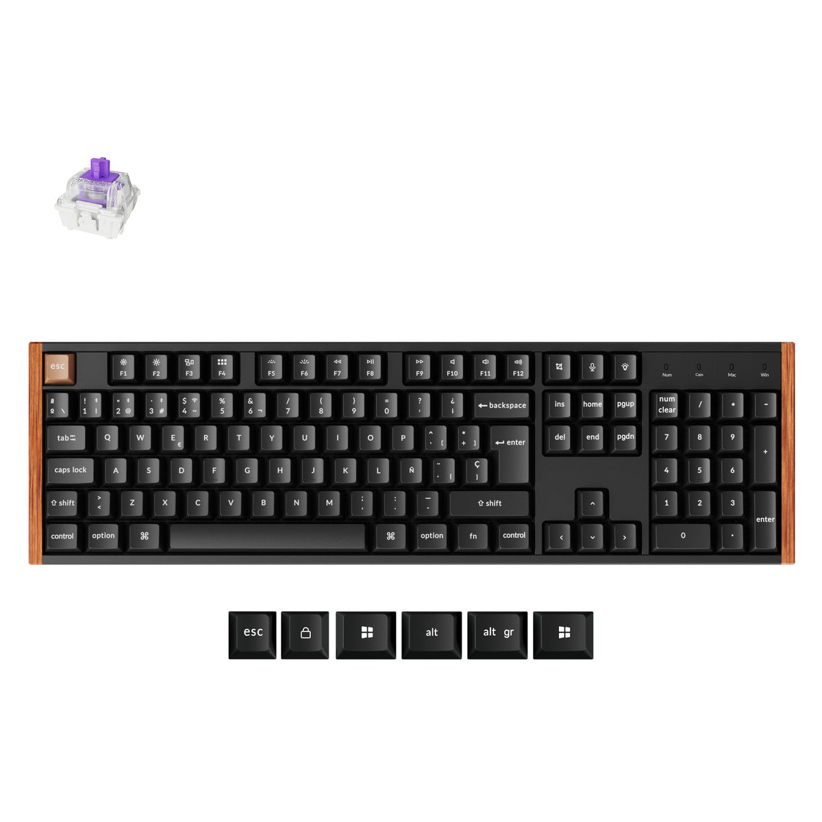 Keychron K10 HE Wireless Magnetischer Schalter Benutzerdefinierte Tastatur ISO Layout Kollektion