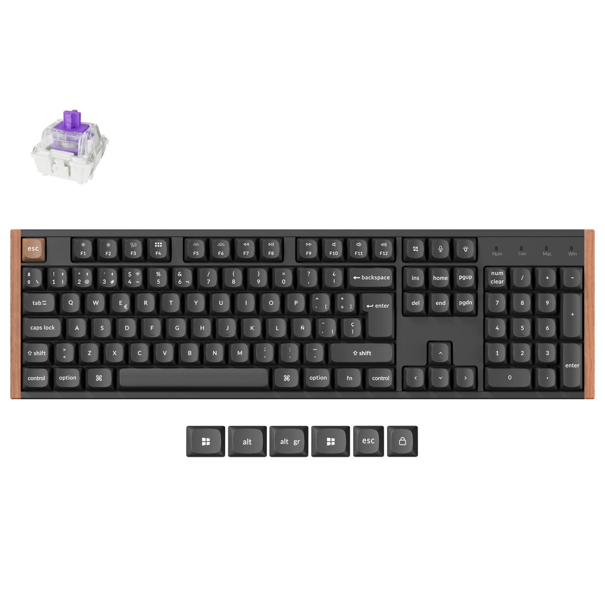 Keychron K10 HE Wireless Magnetic Switch Custom Keyboard ISO Layout Collection
