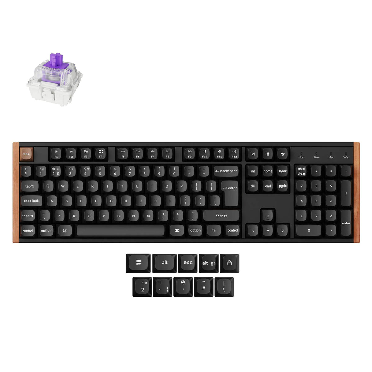 Keychron K10 HE Wireless Magnetischer Schalter Benutzerdefinierte Tastatur ISO Layout Kollektion