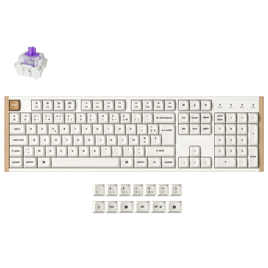 Keychron K10 HE Wireless Magnetischer Schalter Benutzerdefinierte Tastatur ISO Layout Kollektion