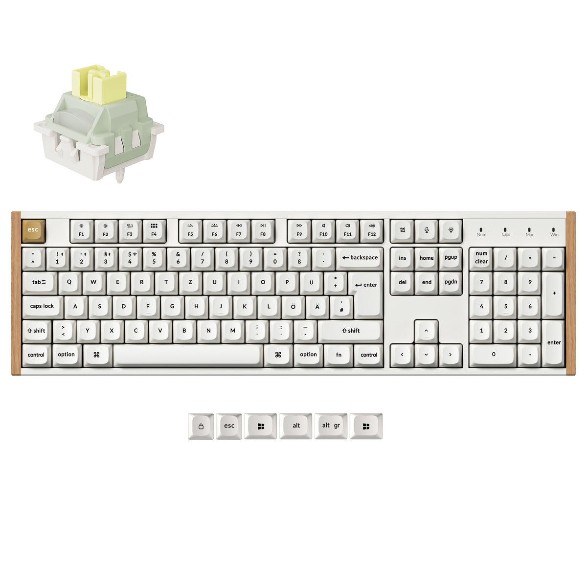 Keychron K10 HE Wireless Magnetischer Schalter Benutzerdefinierte Tastatur ISO Layout Kollektion