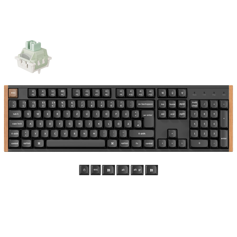 Keychron K10 HE Wireless Magnetischer Schalter Benutzerdefinierte Tastatur ISO Layout Kollektion