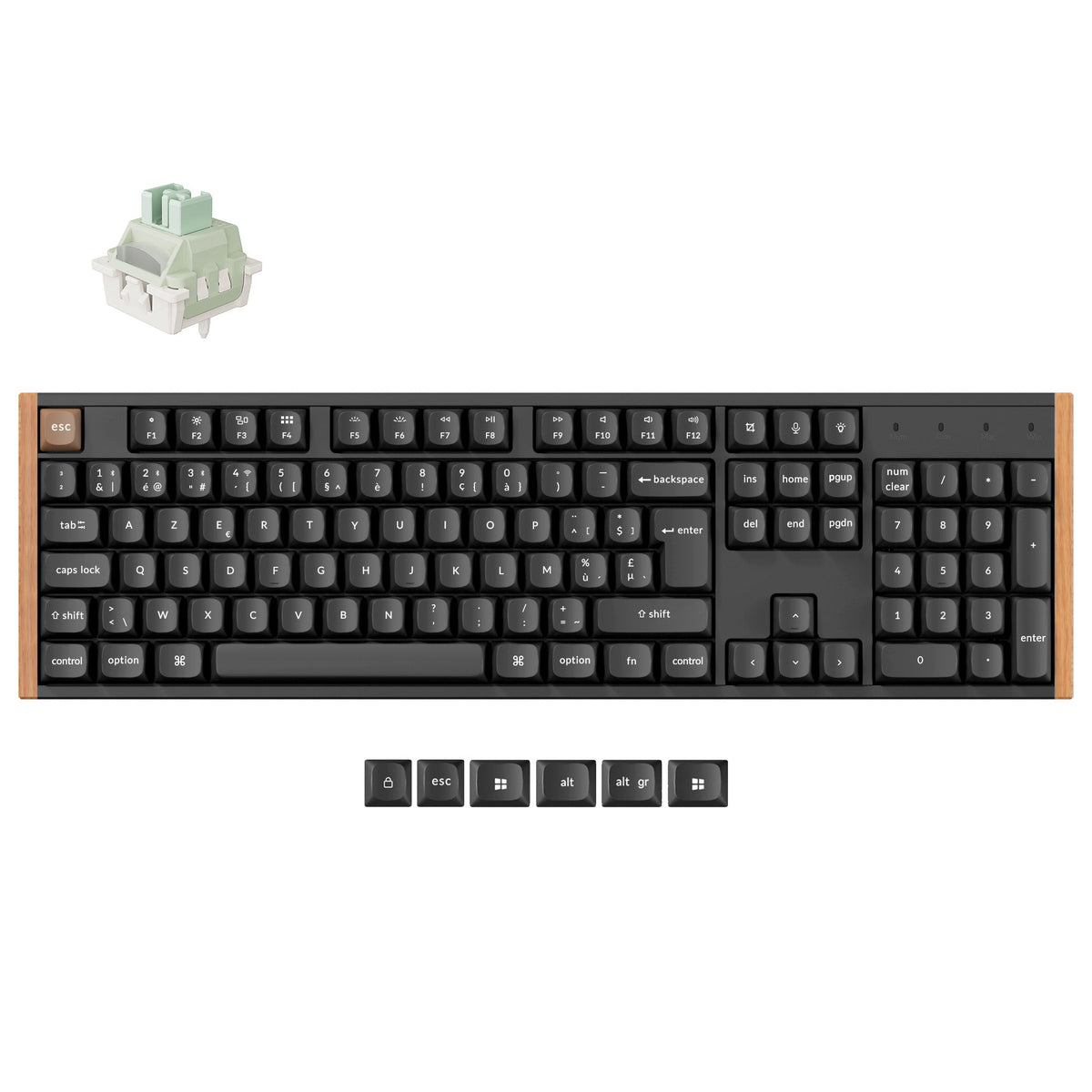 Keychron K10 HE Wireless Magnetischer Schalter Benutzerdefinierte Tastatur ISO Layout Kollektion