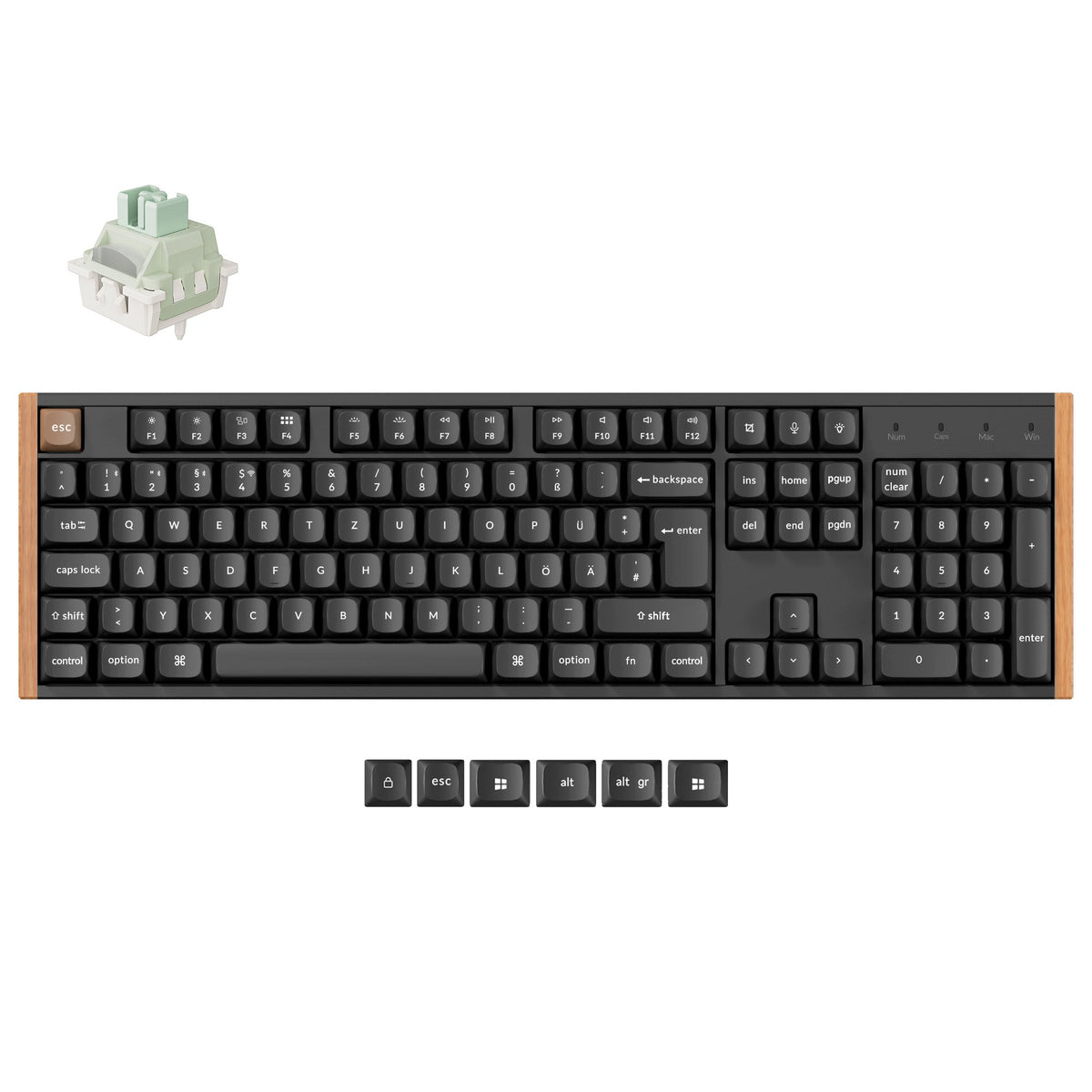 Keychron K10 HE Wireless Magnetischer Schalter Benutzerdefinierte Tastatur ISO Layout Kollektion