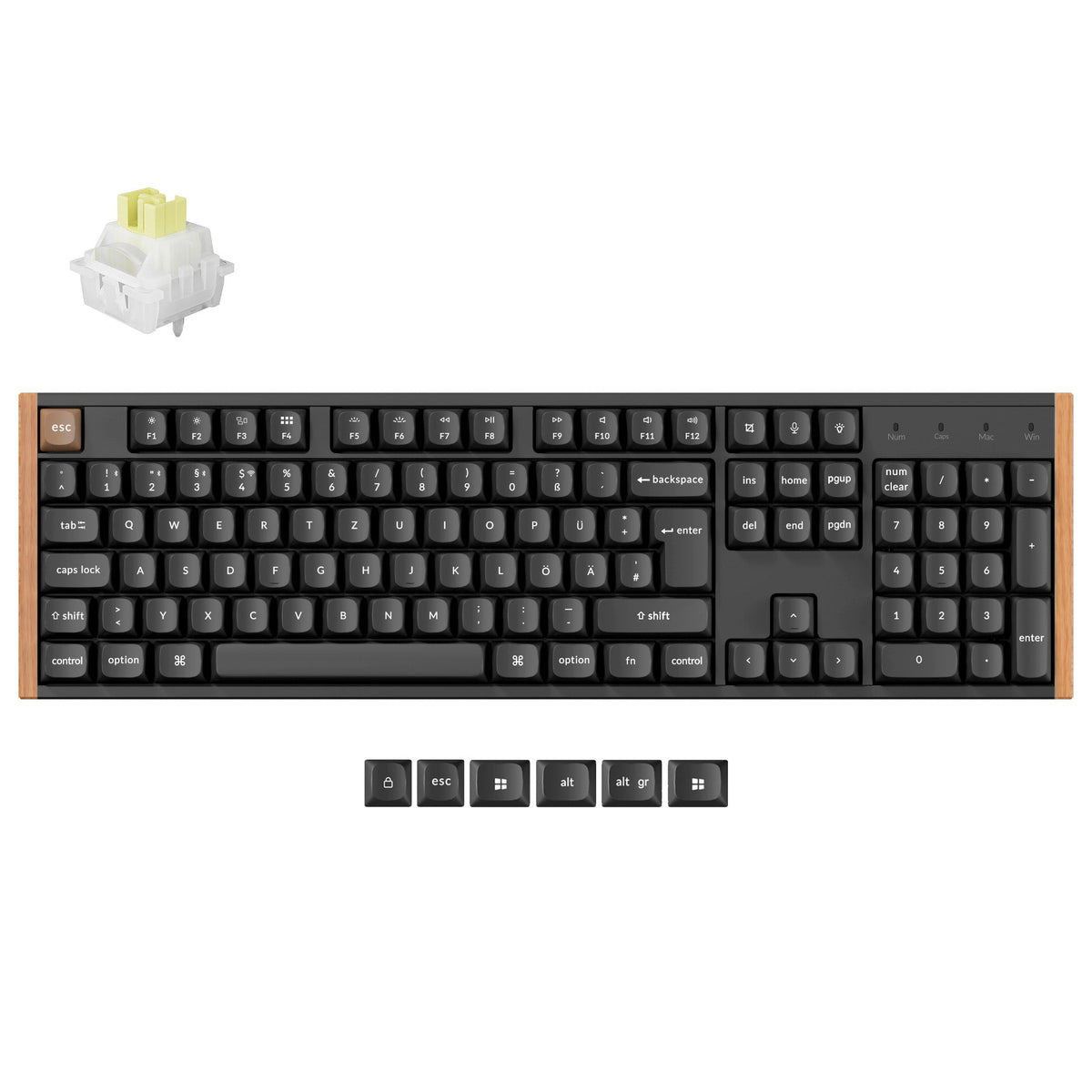 Keychron K10 HE Wireless Magnetischer Schalter Benutzerdefinierte Tastatur ISO Layout Kollektion