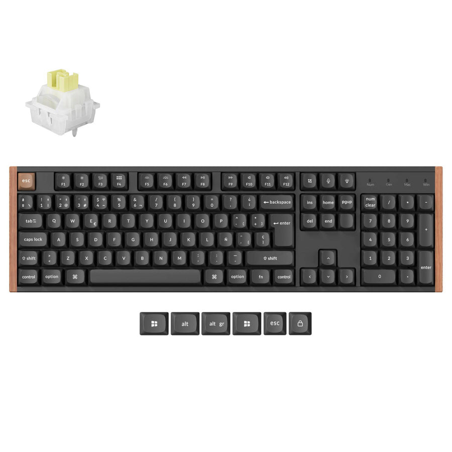 Keychron K10 HE Wireless Magnetischer Schalter Benutzerdefinierte Tastatur ISO Layout Kollektion