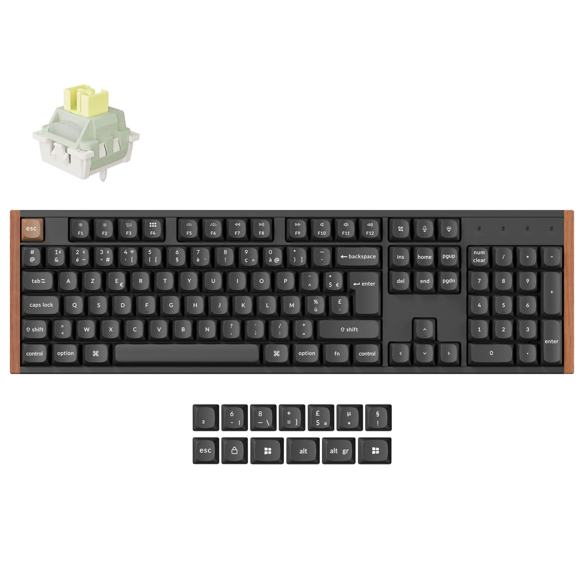 Keychron K10 HE Wireless Magnetischer Schalter Benutzerdefinierte Tastatur ISO Layout Kollektion