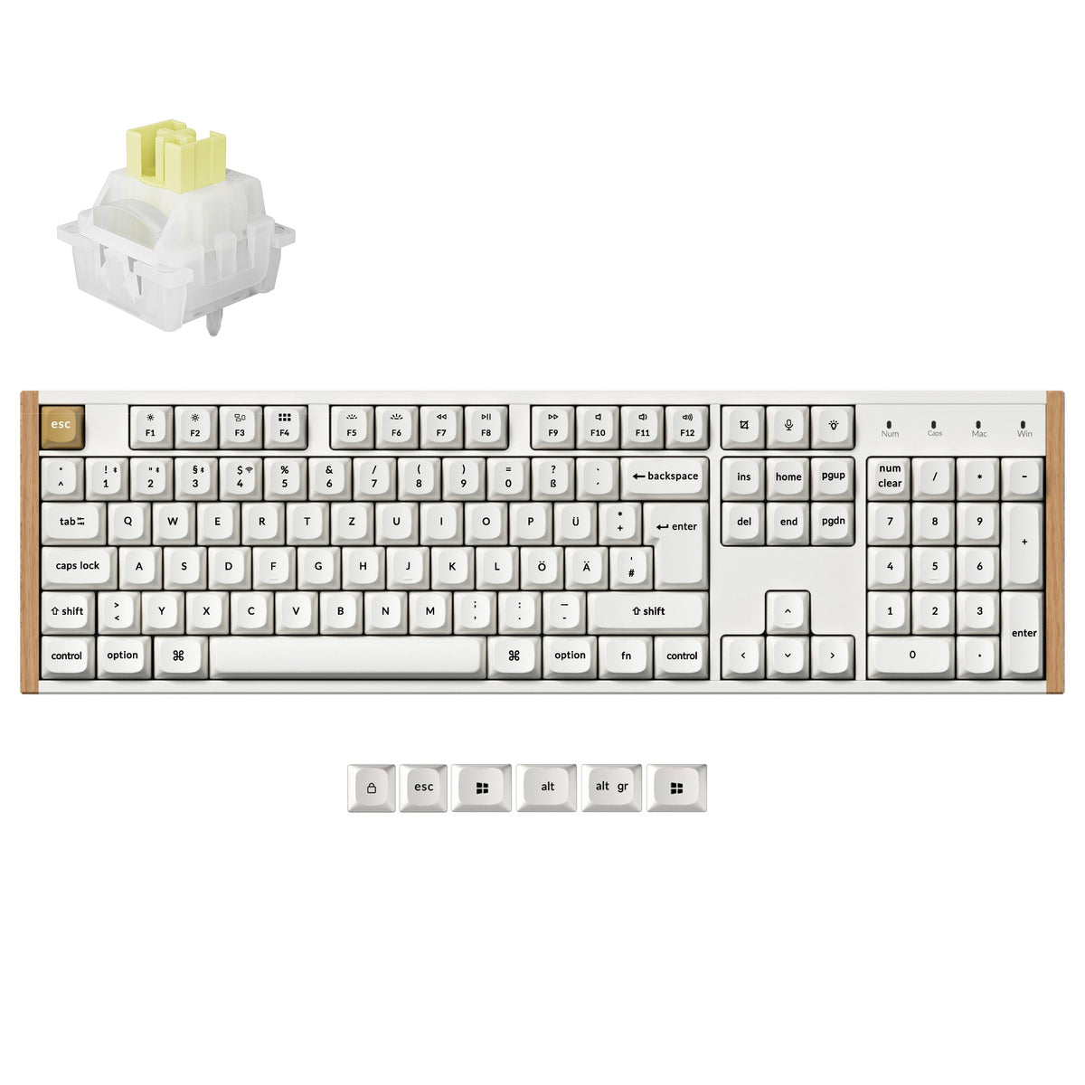 Keychron K10 HE Wireless Magnetischer Schalter Benutzerdefinierte Tastatur ISO Layout Kollektion