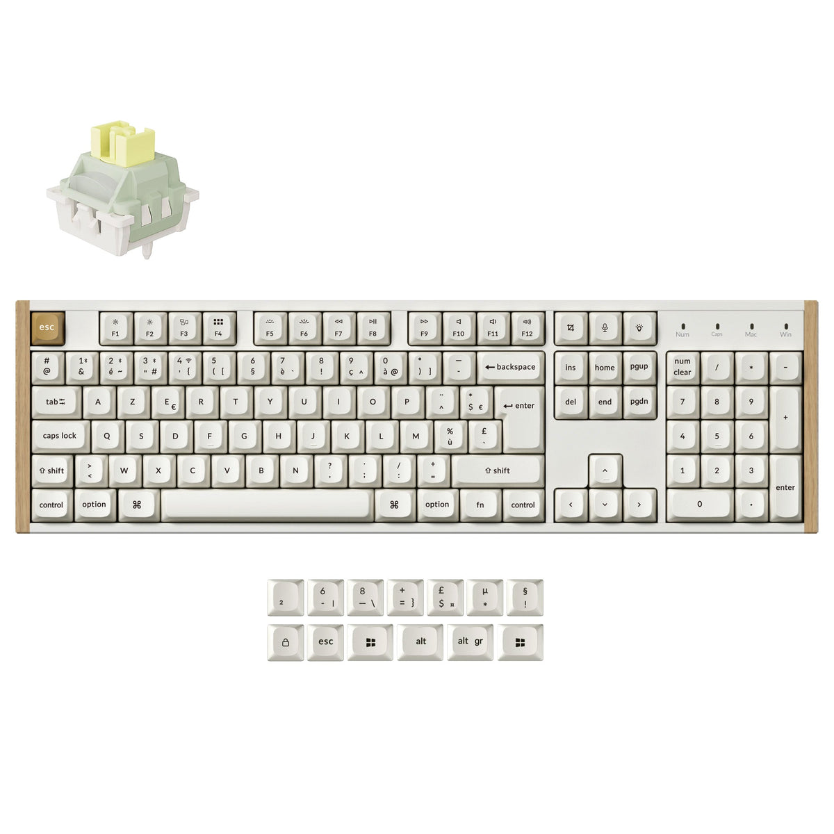 Keychron K10 HE Wireless Magnetischer Schalter Benutzerdefinierte Tastatur ISO Layout Kollektion