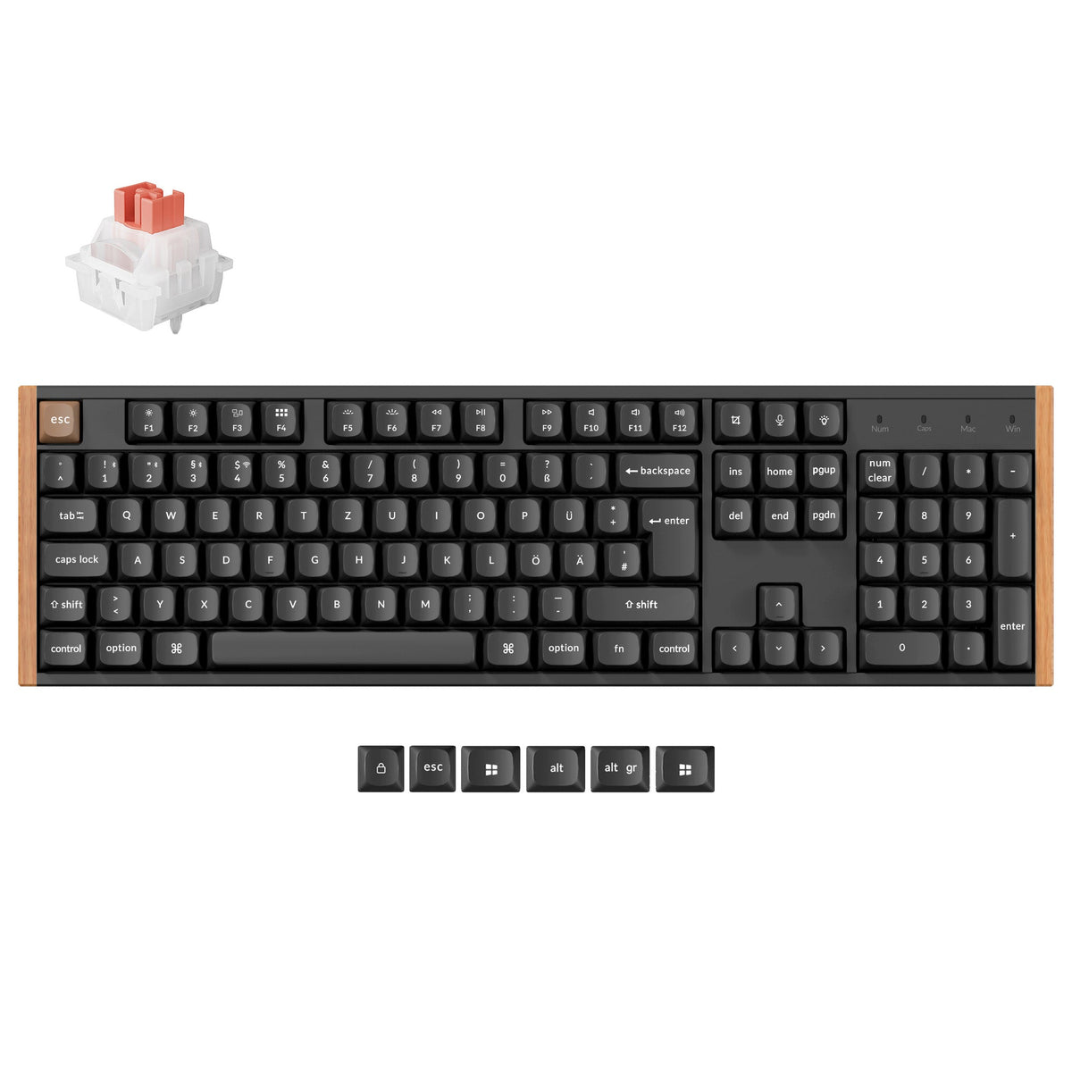 Keychron K10 HE Wireless Magnetischer Schalter Benutzerdefinierte Tastatur ISO Layout Kollektion