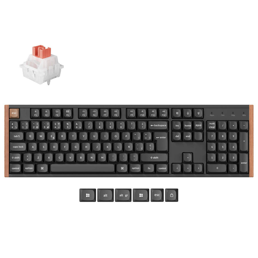 Keychron K10 HE Wireless Magnetischer Schalter Benutzerdefinierte Tastatur ISO Layout Kollektion