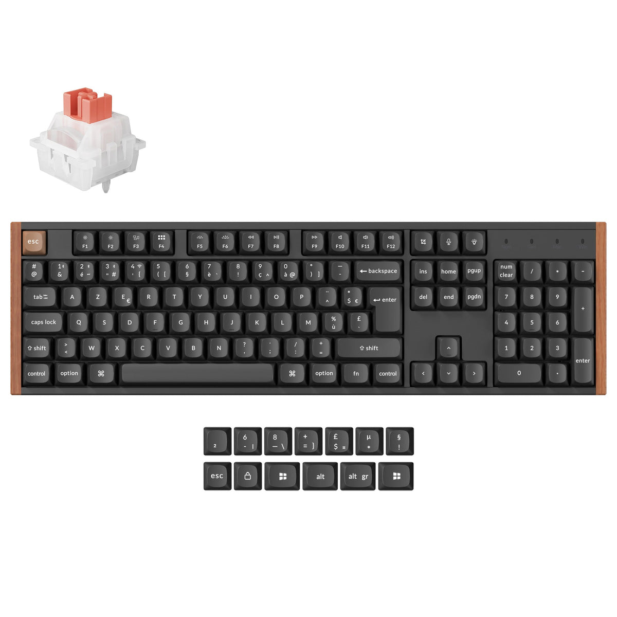 Keychron K10 HE Wireless Magnetischer Schalter Benutzerdefinierte Tastatur ISO Layout Kollektion