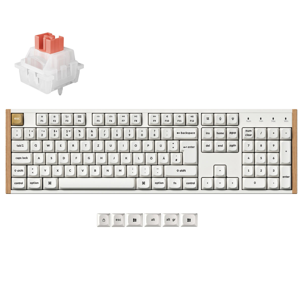 Keychron K10 HE Wireless Magnetischer Schalter Benutzerdefinierte Tastatur ISO Layout Kollektion