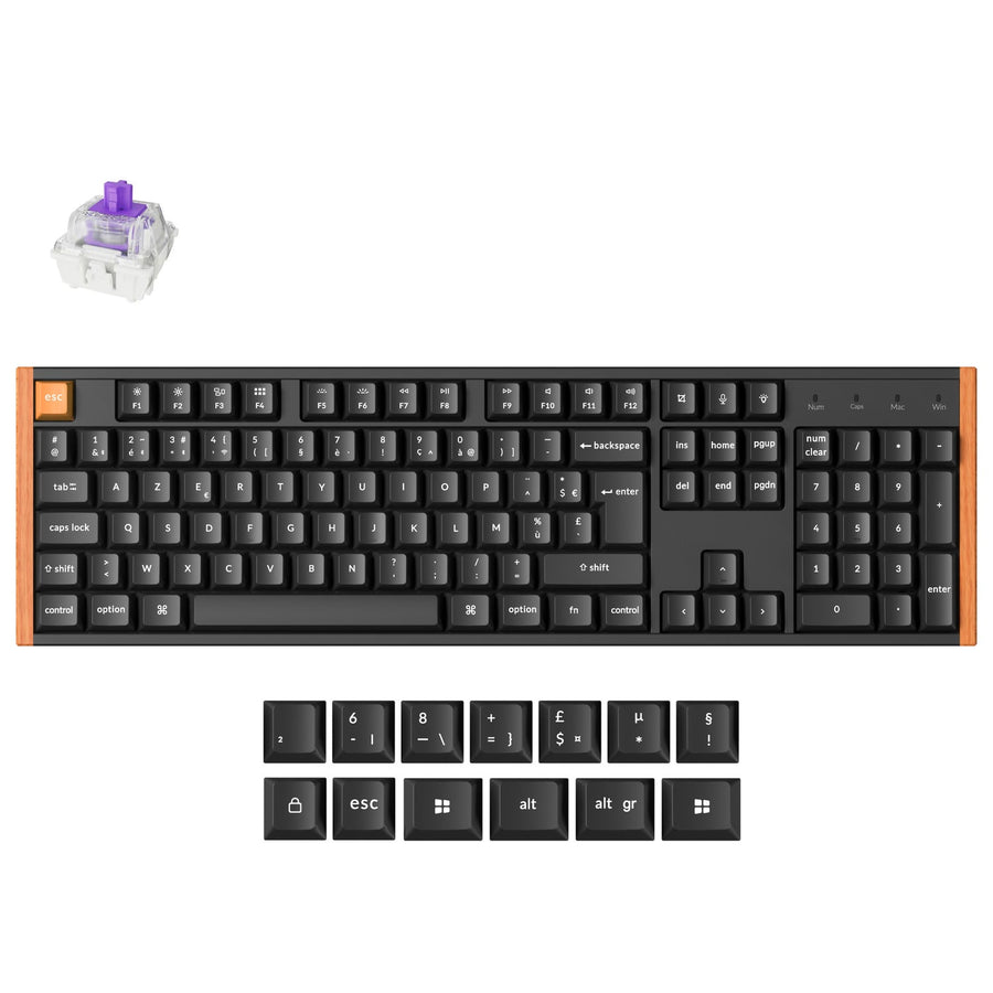 Keychron K10 HE Wireless Magnetischer Schalter Benutzerdefinierte Tastatur ISO Layout Kollektion