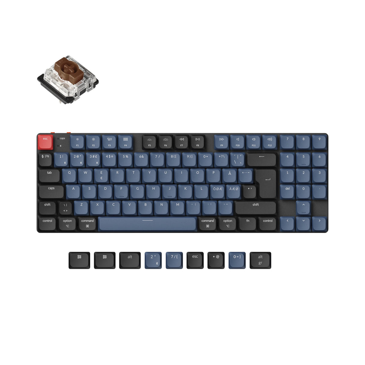 Keychron K13 Pro QMK/VIA Kabellose Custom Mechanische Tastatur ISO Layout Kollektion