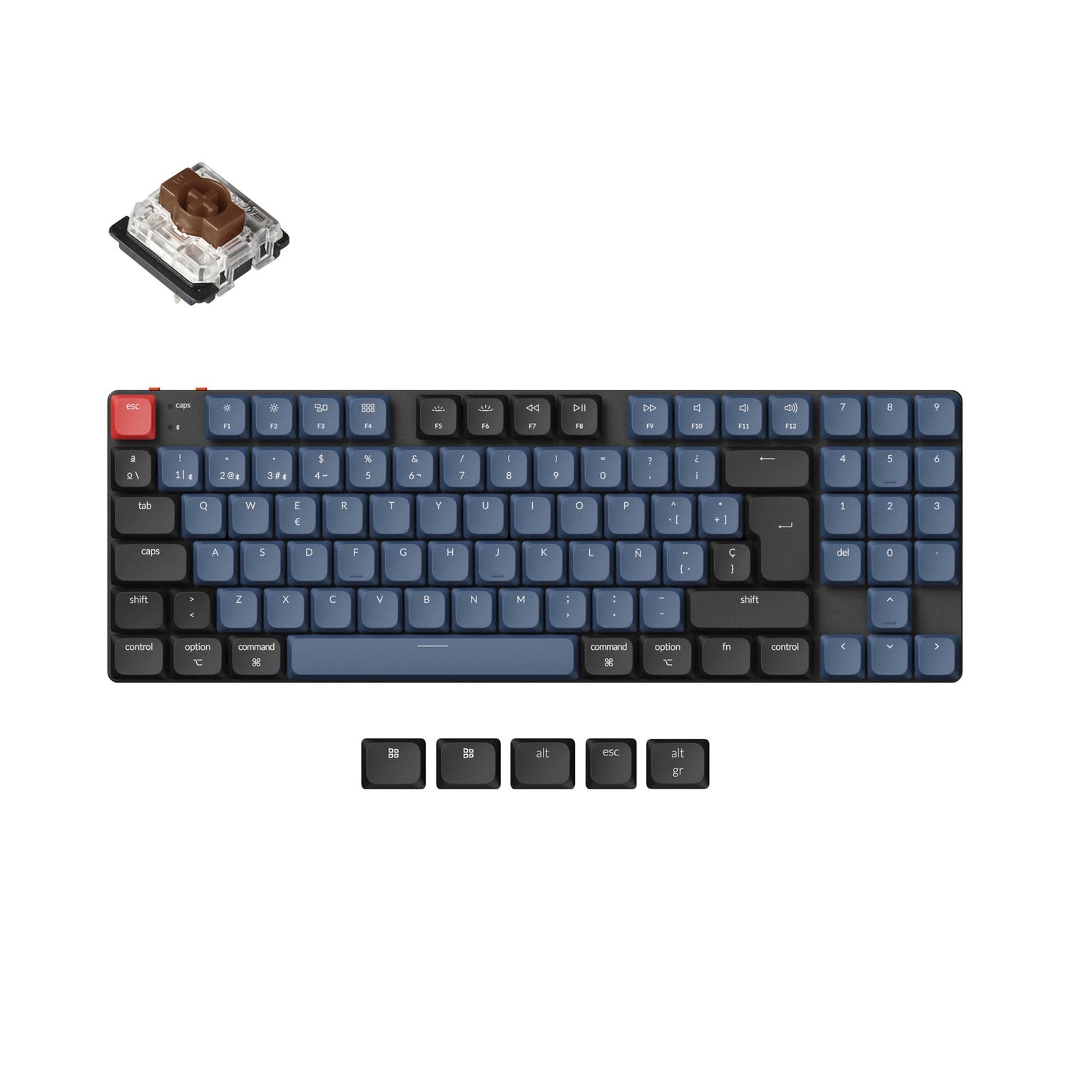 Keychron K13 Pro QMK/VIA Kabellose Custom Mechanische Tastatur ISO Layout Kollektion