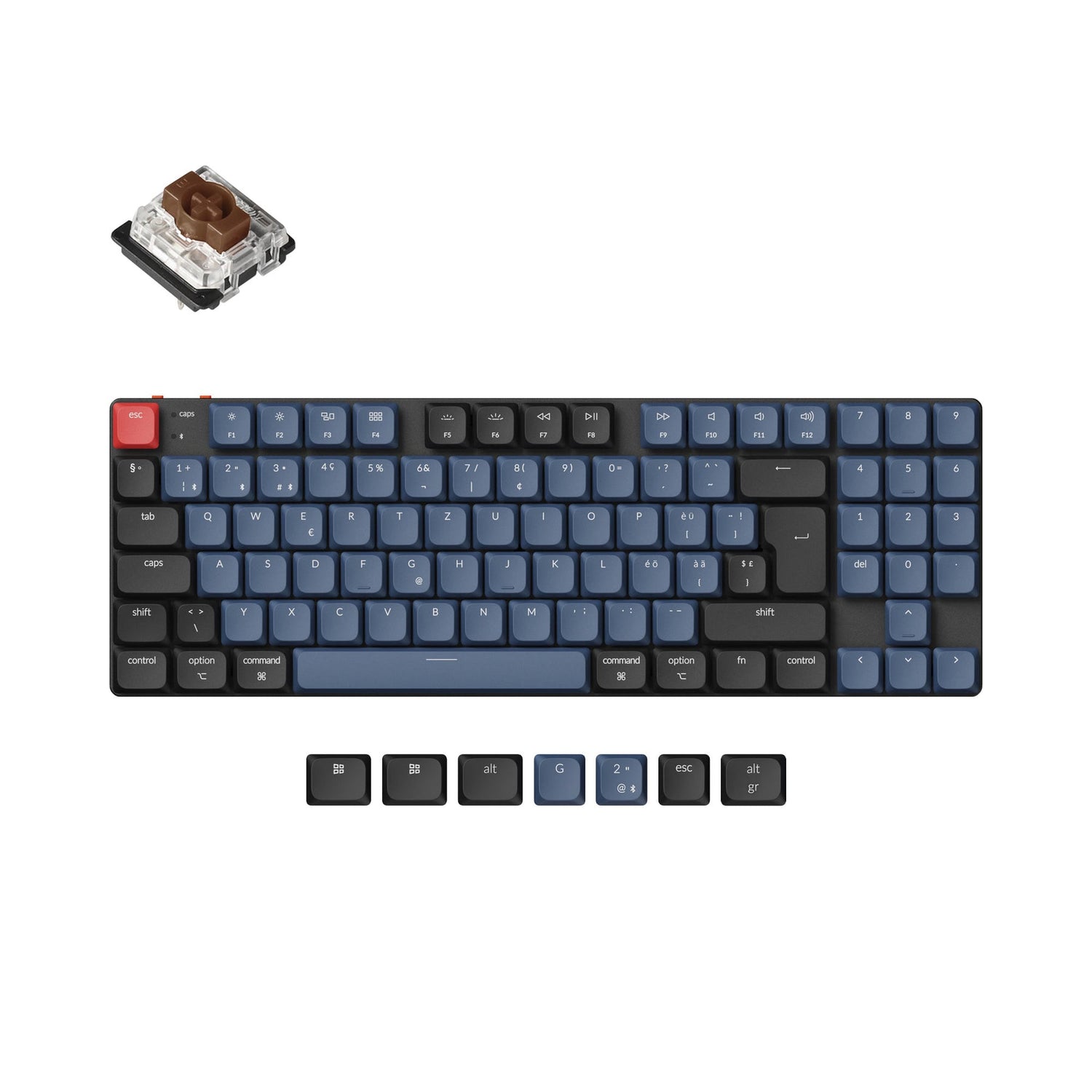 Keychron K13 Pro QMK/VIA Kabellose Custom Mechanische Tastatur ISO Layout Kollektion