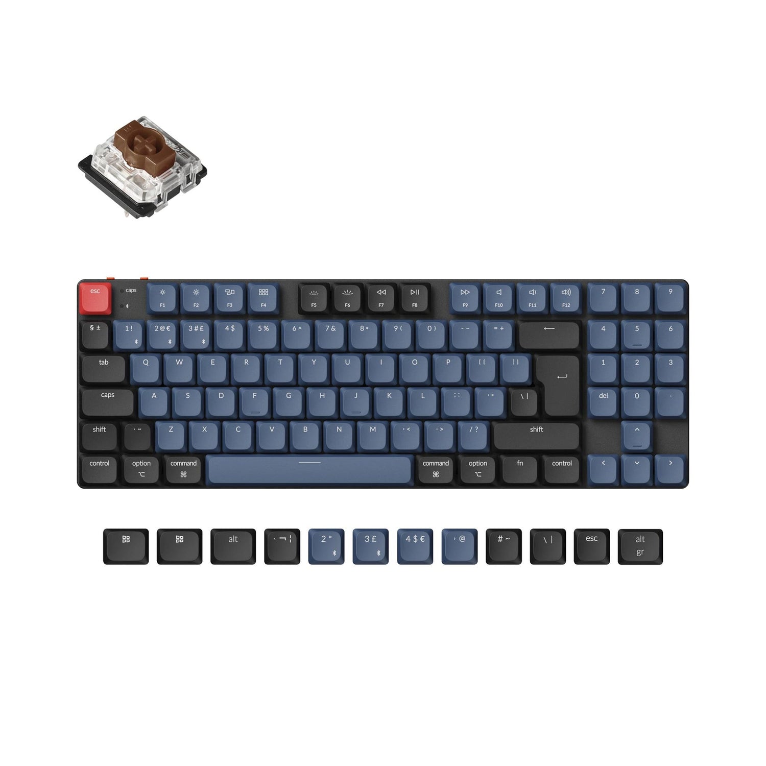 Keychron K13 Pro QMK/VIA Kabellose Custom Mechanische Tastatur ISO Layout Kollektion