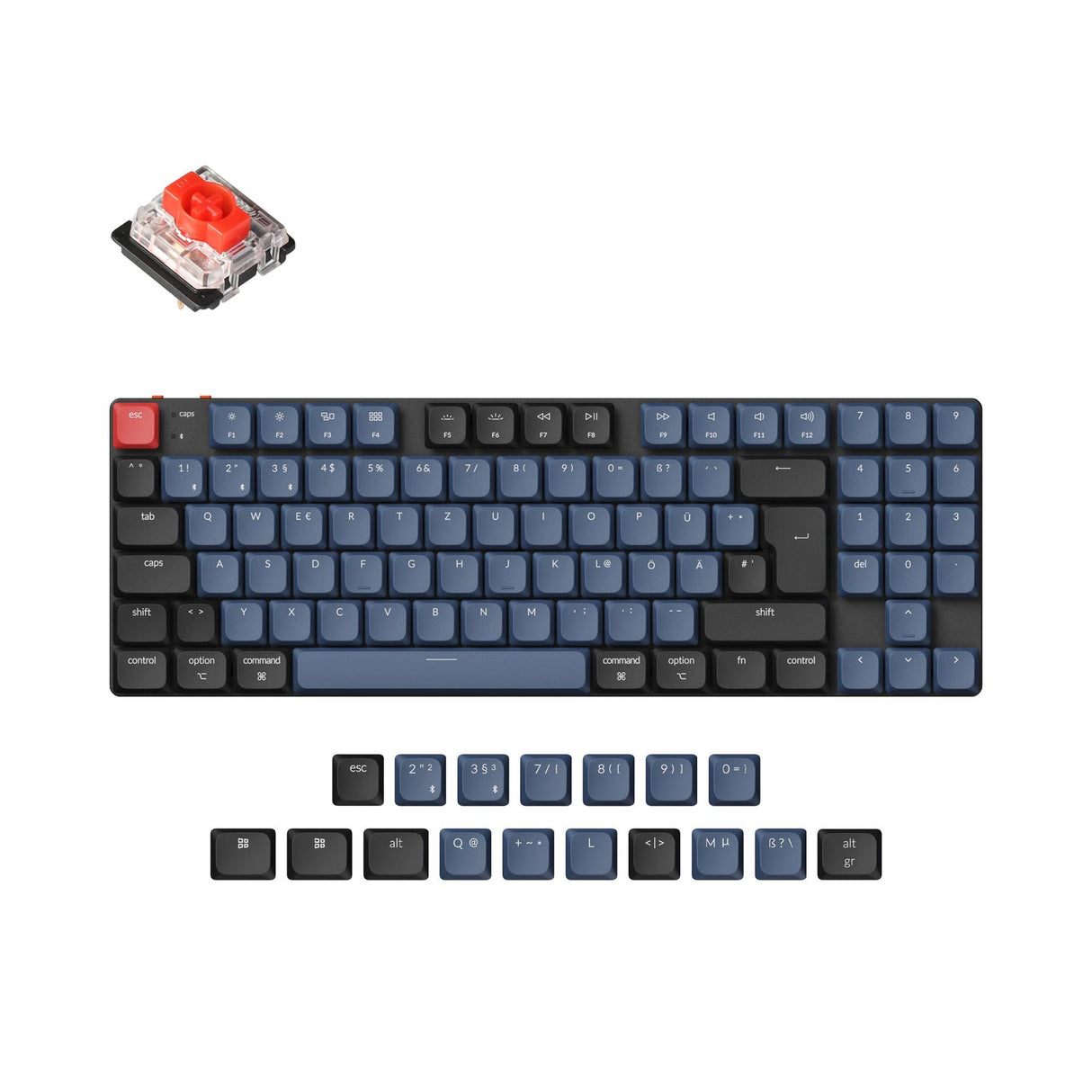 Keychron K13 Pro QMK/VIA Kabellose Custom Mechanische Tastatur ISO Layout Kollektion