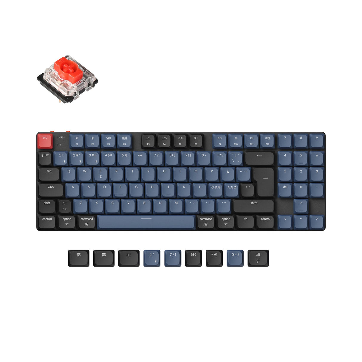 Keychron K13 Pro QMK/VIA Kabellose Custom Mechanische Tastatur ISO Layout Kollektion