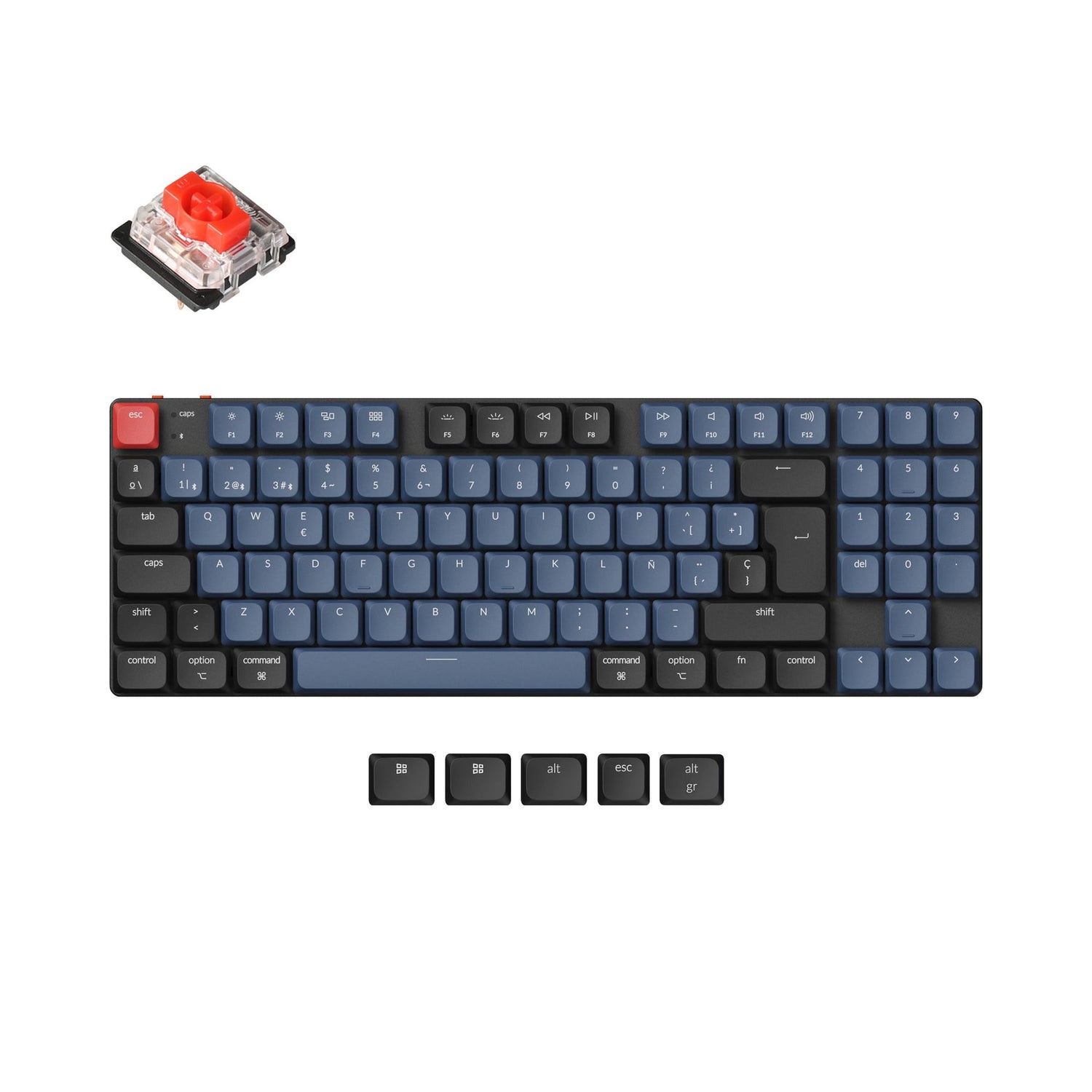 Keychron K13 Pro QMK/VIA Kabellose Custom Mechanische Tastatur ISO Layout Kollektion