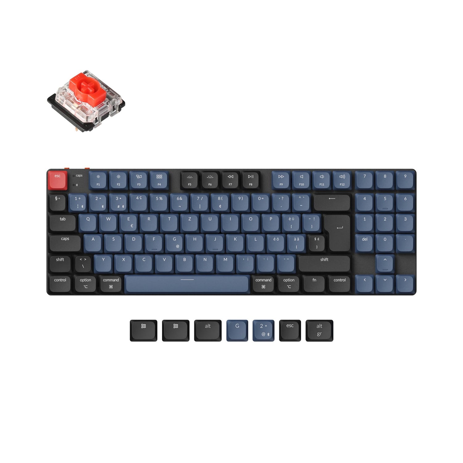 Keychron K13 Pro QMK/VIA Kabellose Custom Mechanische Tastatur ISO Layout Kollektion