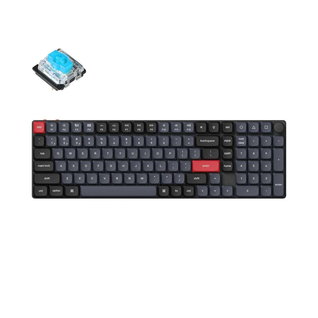 Keychron K17 Pro QMK/VIA Kabellose Custom Mechanische Tastatur (US-Layout)