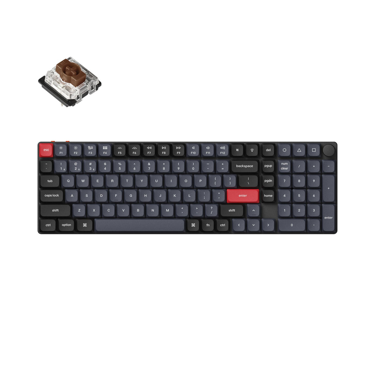 Keychron K17 Pro QMK/VIA Kabellose Custom Mechanische Tastatur (US-Layout)