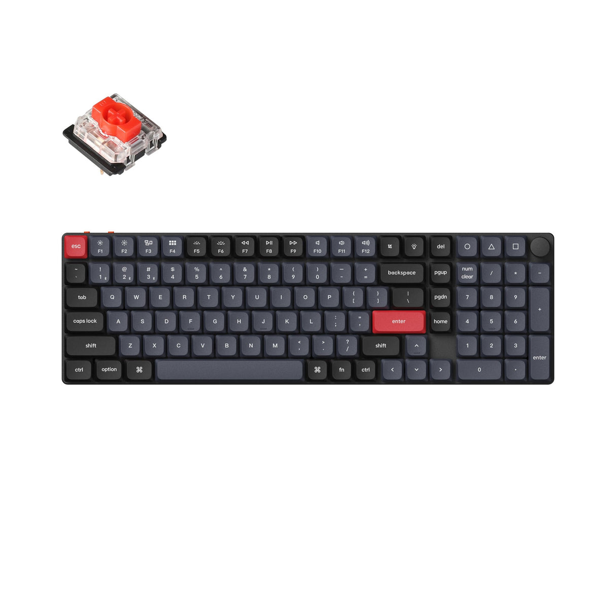 Keychron K17 Pro QMK/VIA Kabellose Custom Mechanische Tastatur (US-Layout)