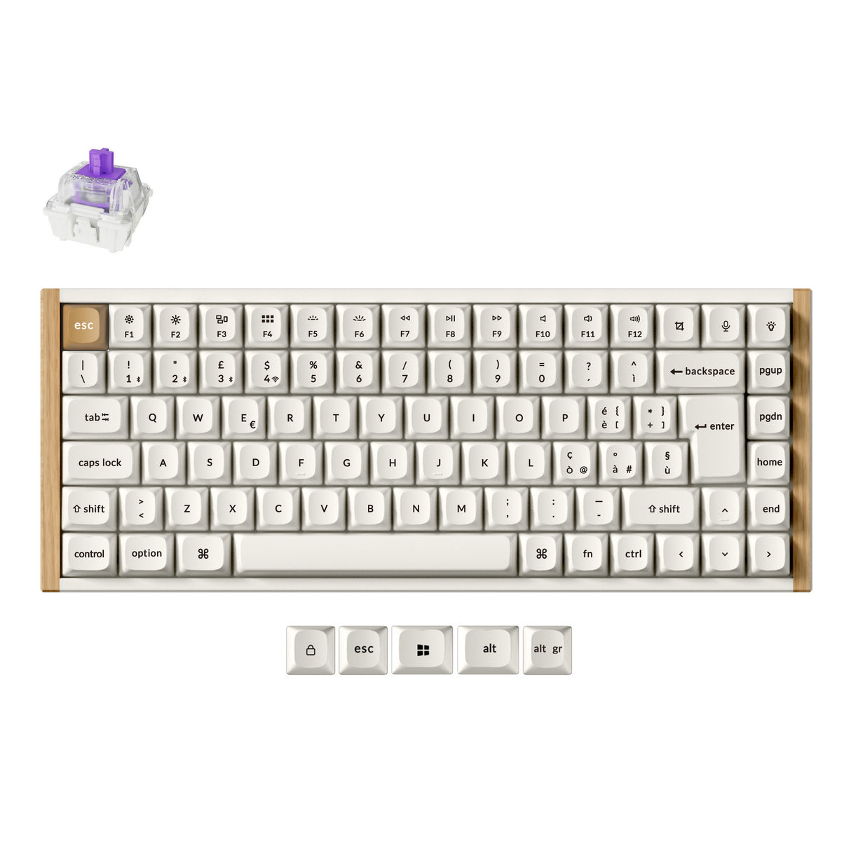 Keychron K2 HE Wireless Magnetic Switch Benutzerdefinierte Tastatur ISO Layout Kollektion