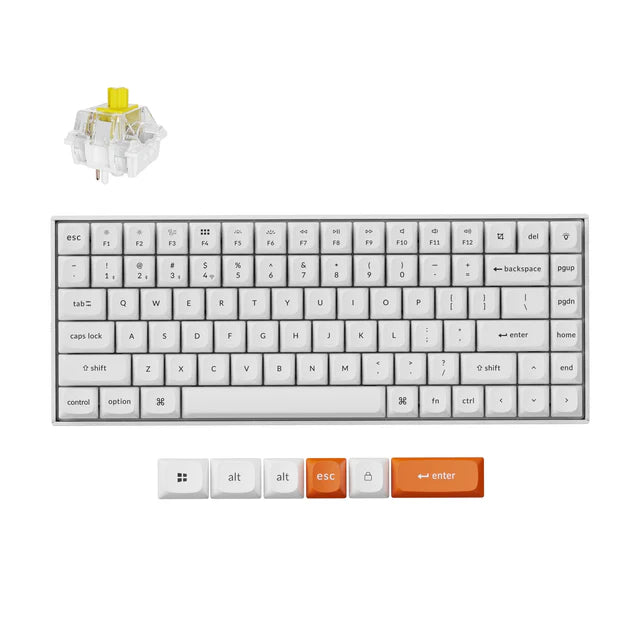 Keychron K2 Max QMK Kabellose Mechanische Tastatur (US ANSI Layout)
