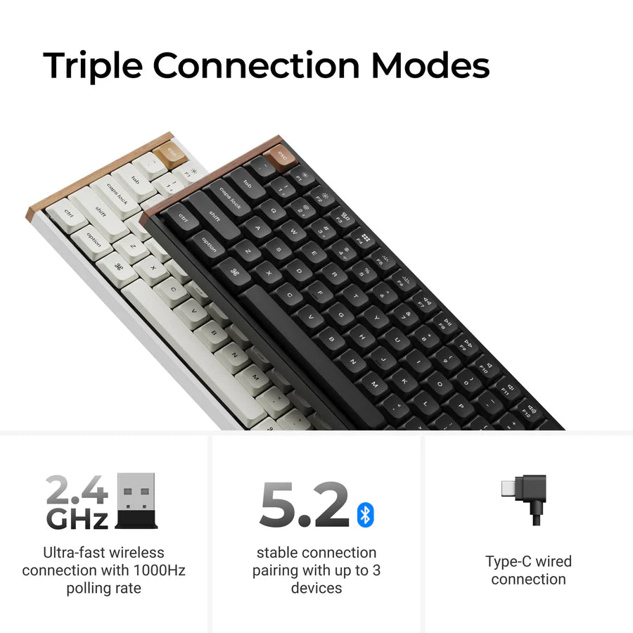 Keychron K3 HE Wireless Magnetic Switch Custom Keyboard(US ANSI Layout)