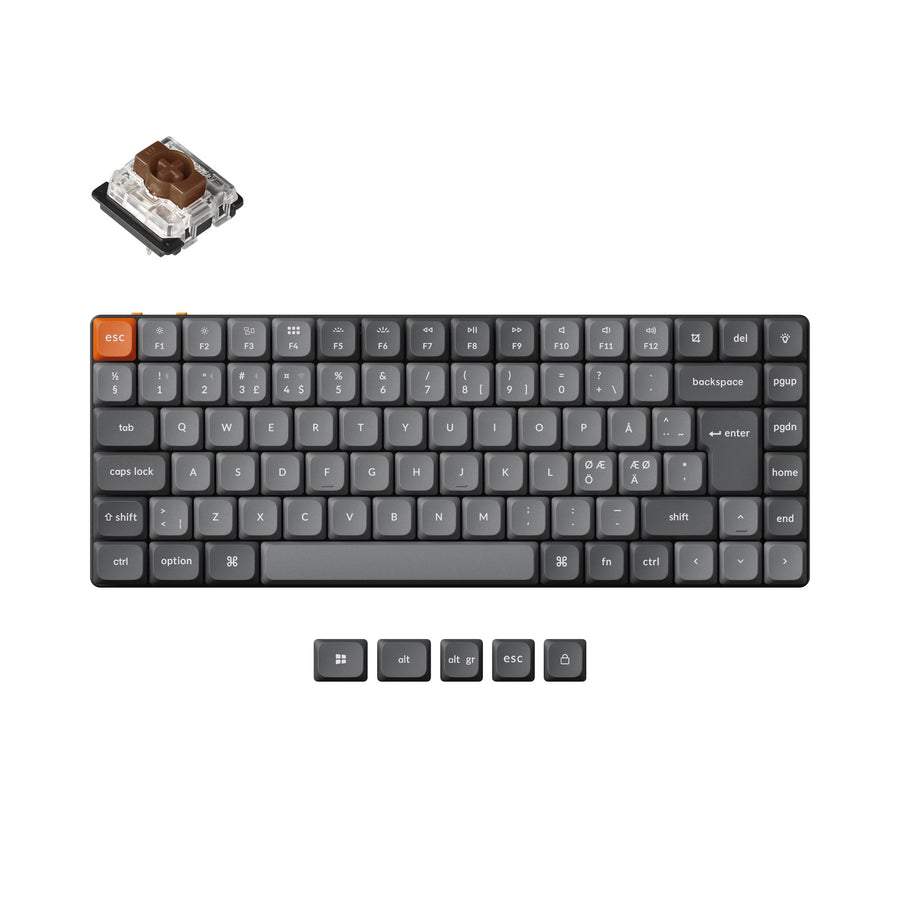 Keychron K3 Max QMK/VIA Kabellose Custom Mechanische Tastatur ISO-Layout Kollektion
