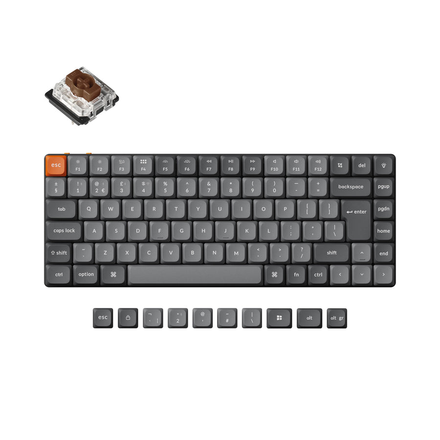 Keychron K3 Max QMK/VIA Kabellose Custom Mechanische Tastatur ISO-Layout Kollektion