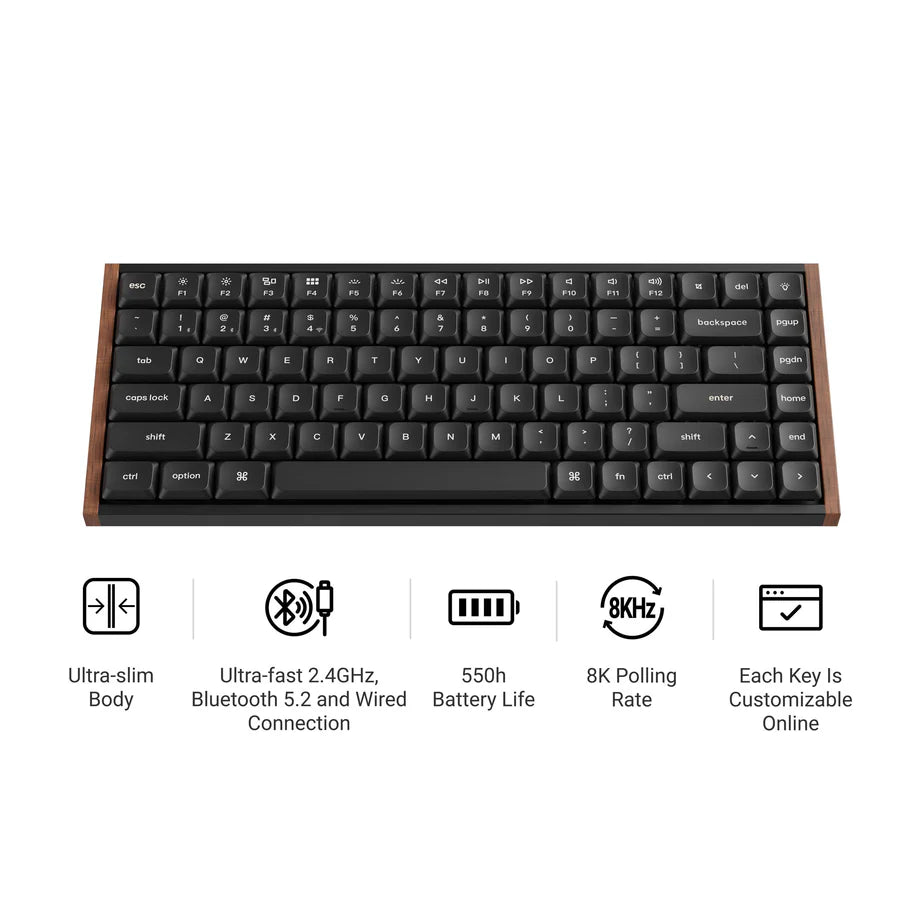 Keychron K3 Ultra 8K Wireless Custom Mechanical Keyboard(US ANSI Layout)