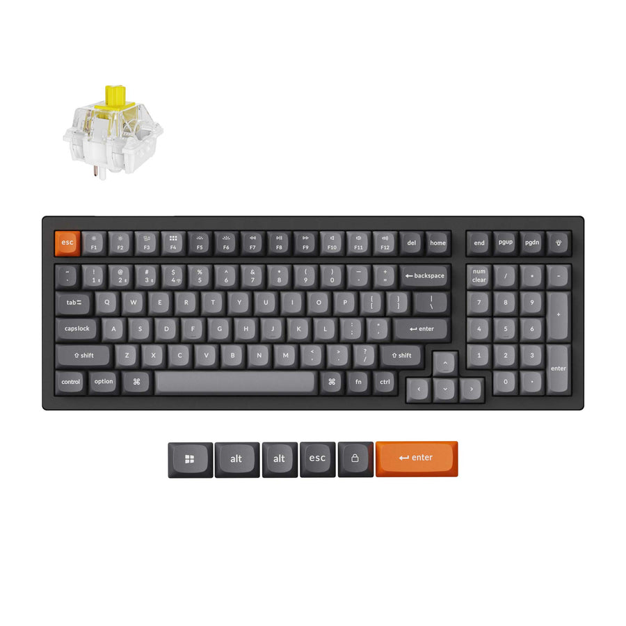 Keychron K4 Max QMK Wireless Mechanical Keyboard(US ANSI Layout)