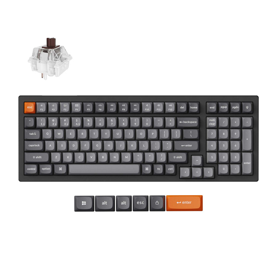 Keychron K4 Max QMK Wireless Mechanical Keyboard(US ANSI Layout)