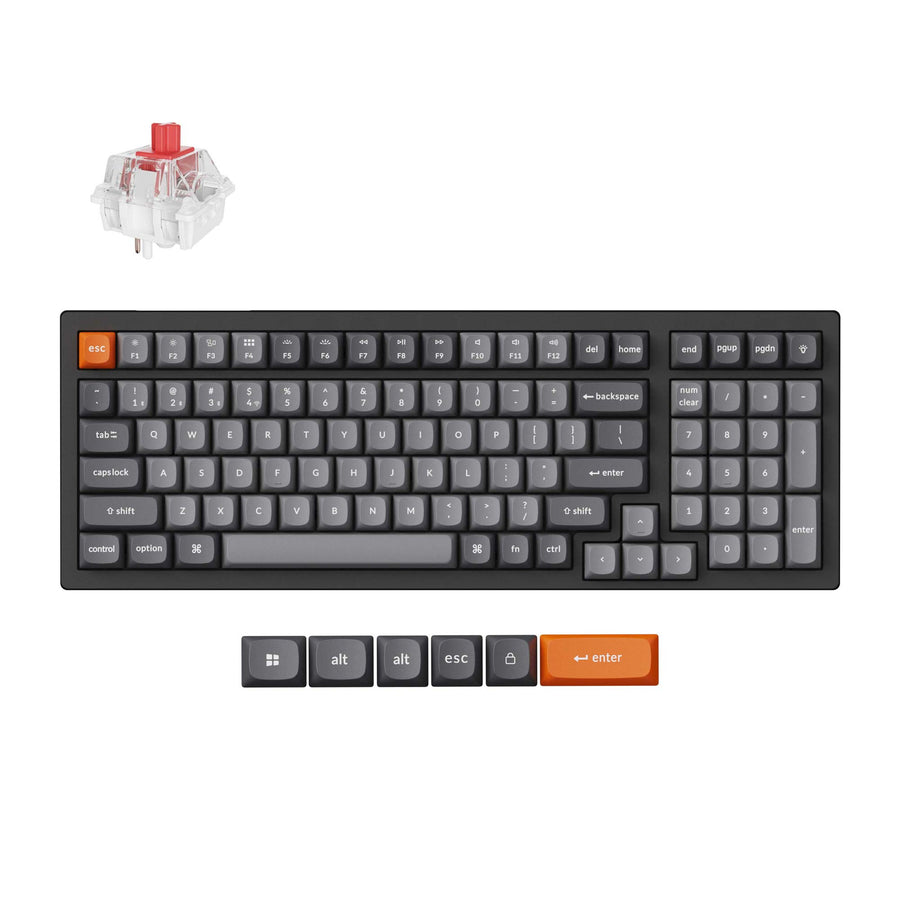 Keychron K4 Max QMK Wireless Mechanical Keyboard(US ANSI Layout)