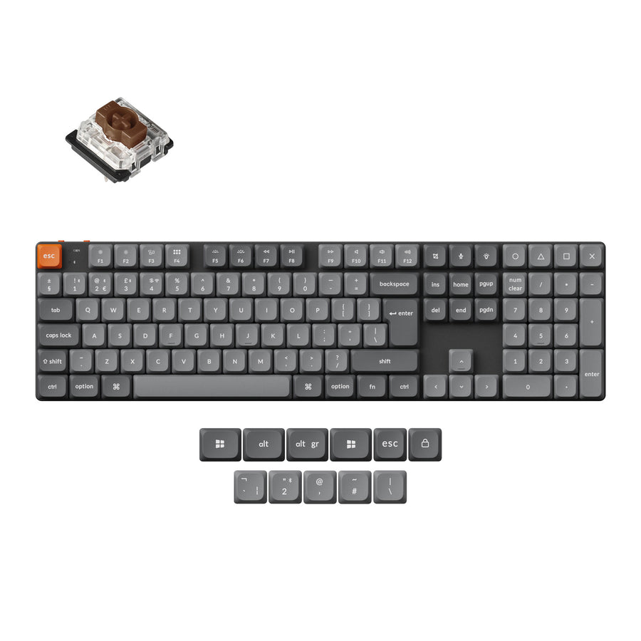 Keychron K5 Max QMK Kabellose Custom Mechanische Tastatur ISO Layout Kollektion